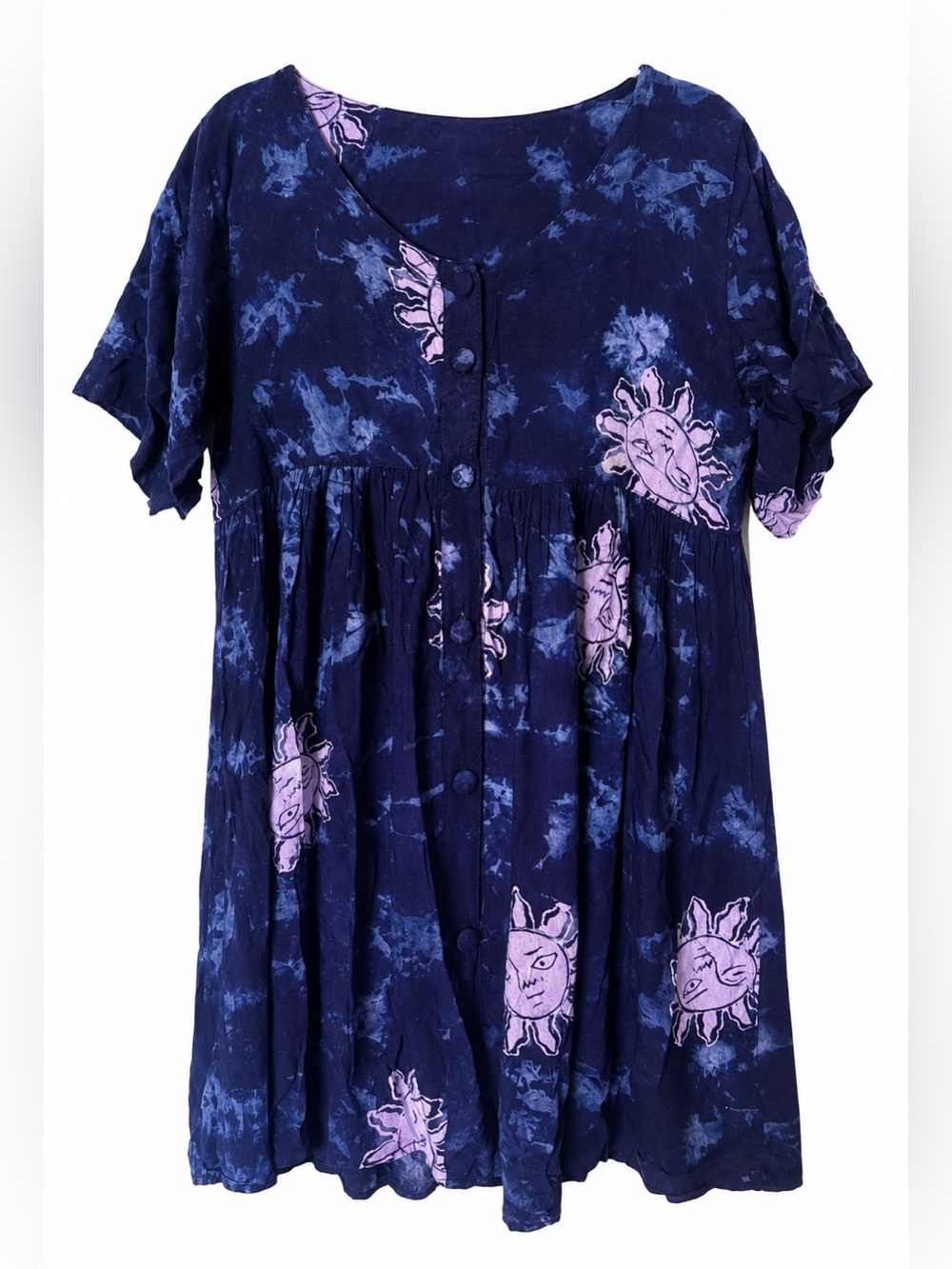 La Isla Celestial Sun Baby Doll Dress- M